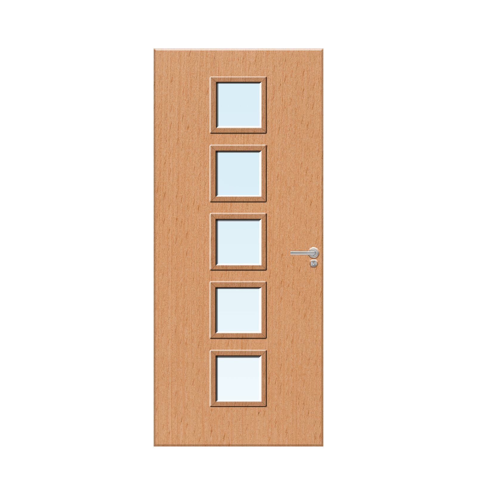 Internal Beech Veneer 10G Glazed FD30 Fire Door