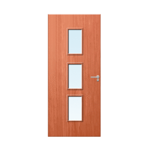 Internal Cherry Veneer 23G Glazed FD30 Fire Door