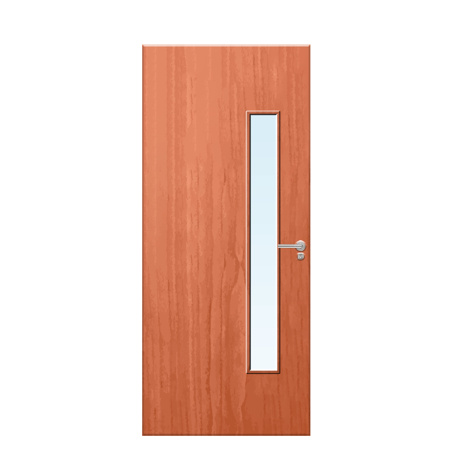 Internal Cherry Veneer 25G Glazed FD30 Fire Door