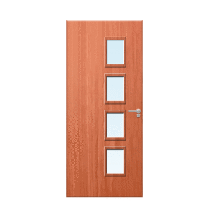 Internal Cherry Veneer 27G Glazed FD30 Fire Door