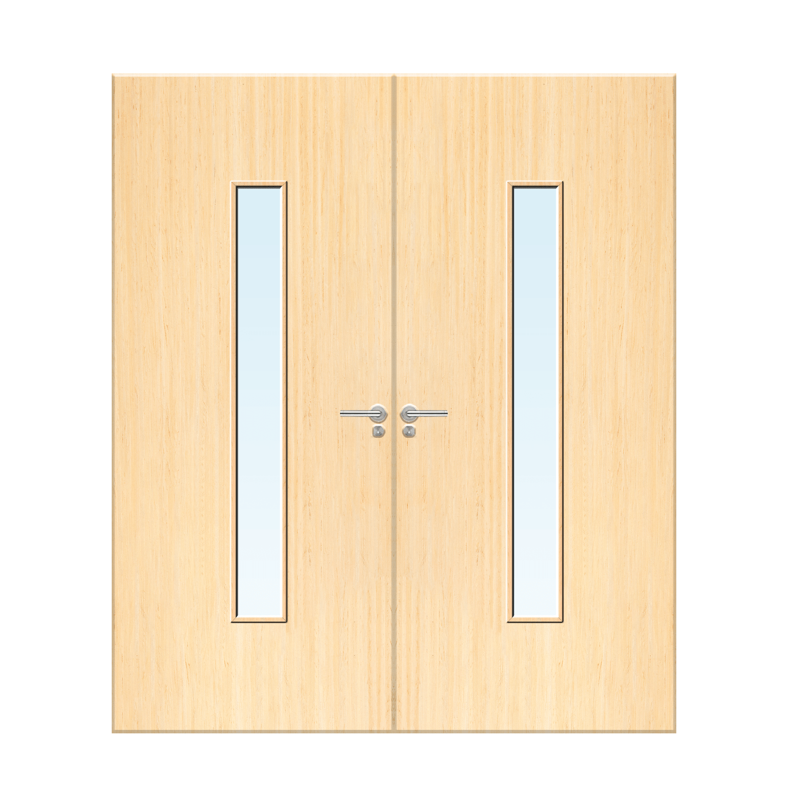 Internal Ash Veneer 29G Glazed Pair FD30 Fire Door