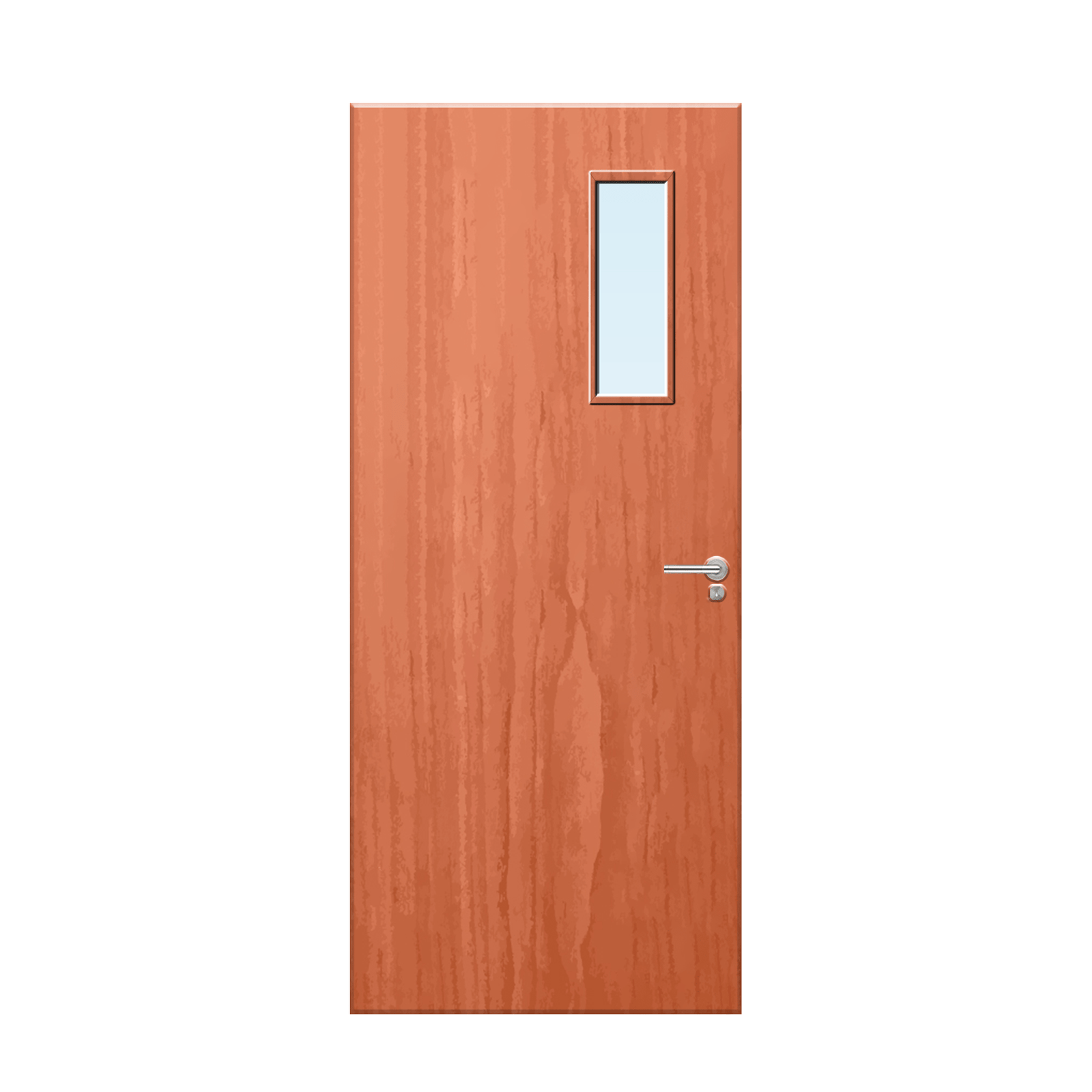 Internal Cherry Veneer 4G Glazed FD30 Fire Door