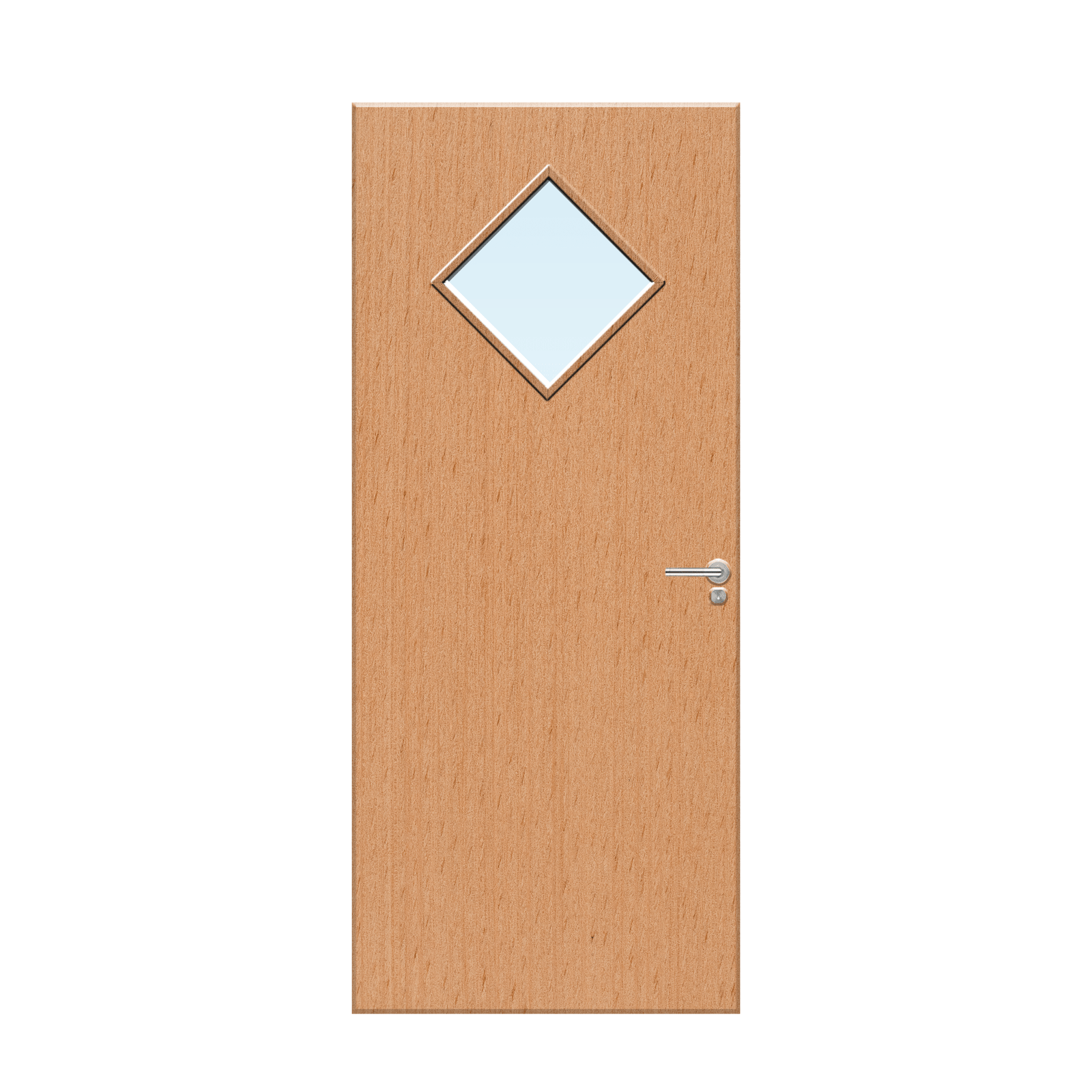 Internal Beech Veneer 6G Glazed FD30 Fire Door