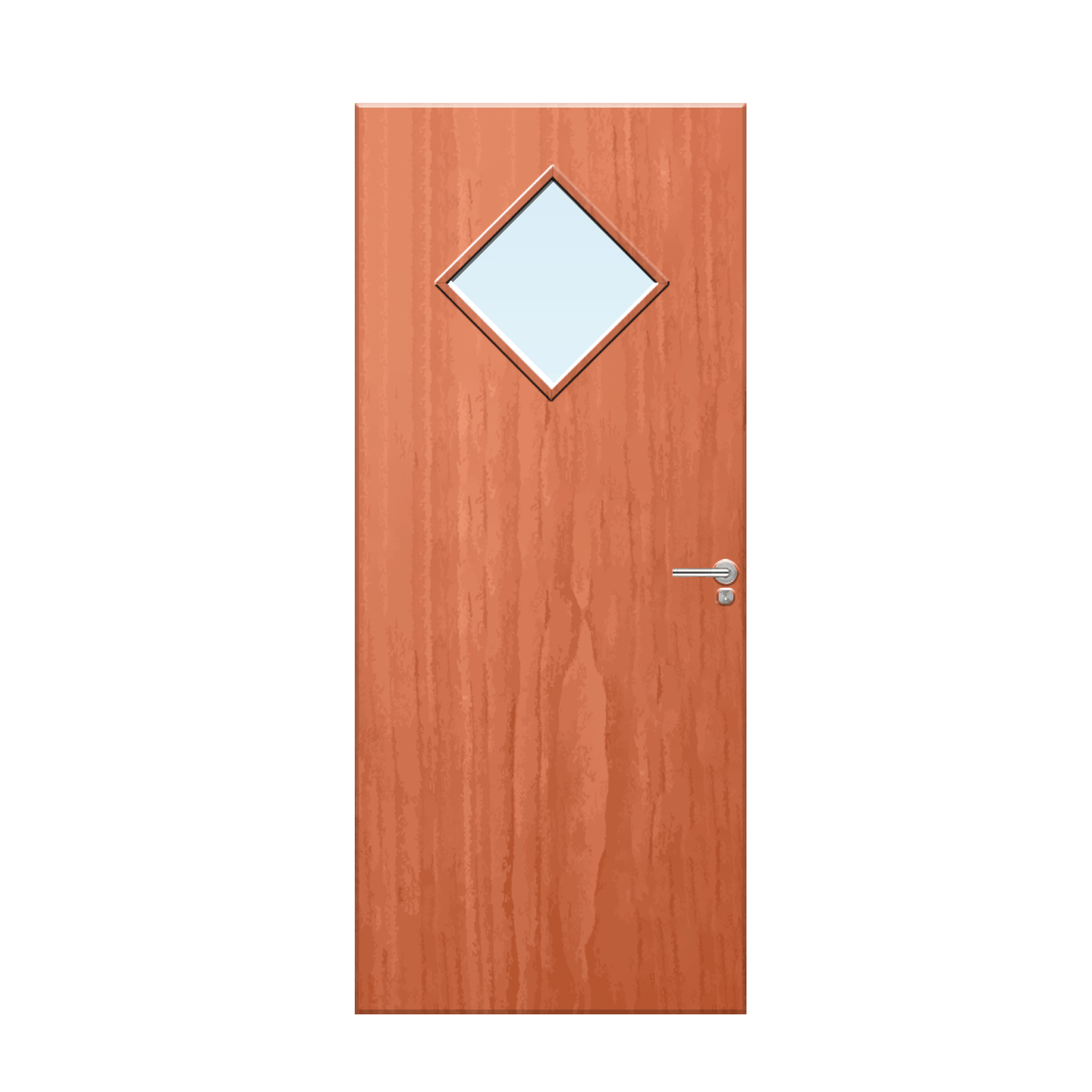 Internal Cherry Veneer 6G Glazed FD30 Fire Door
