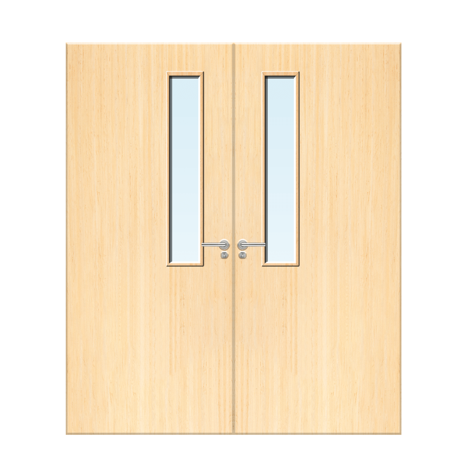 Internal Ash Veneer 7G Glazed Pair FD30 Fire Door