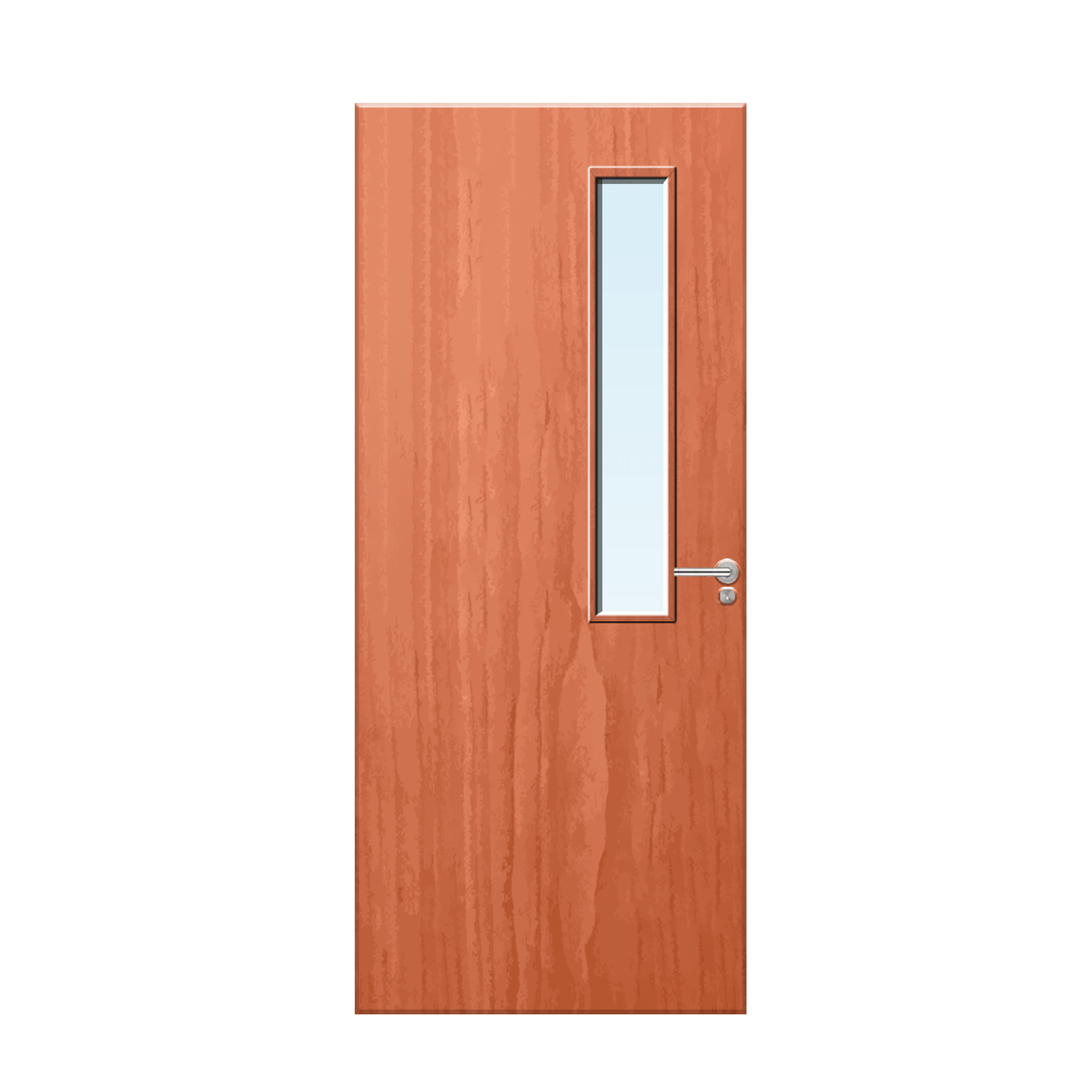 Internal Cherry Veneer 7G Glazed FD30 Fire Door