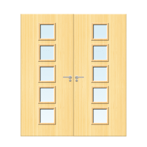 Internal Koto Veneer 10G Glazed Pair FD30 Fire Door