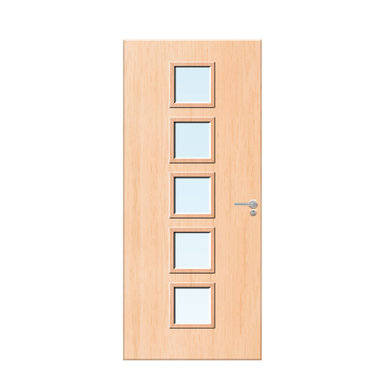 Internal Maple Veneer 10G Glazed FD30 Fire Door