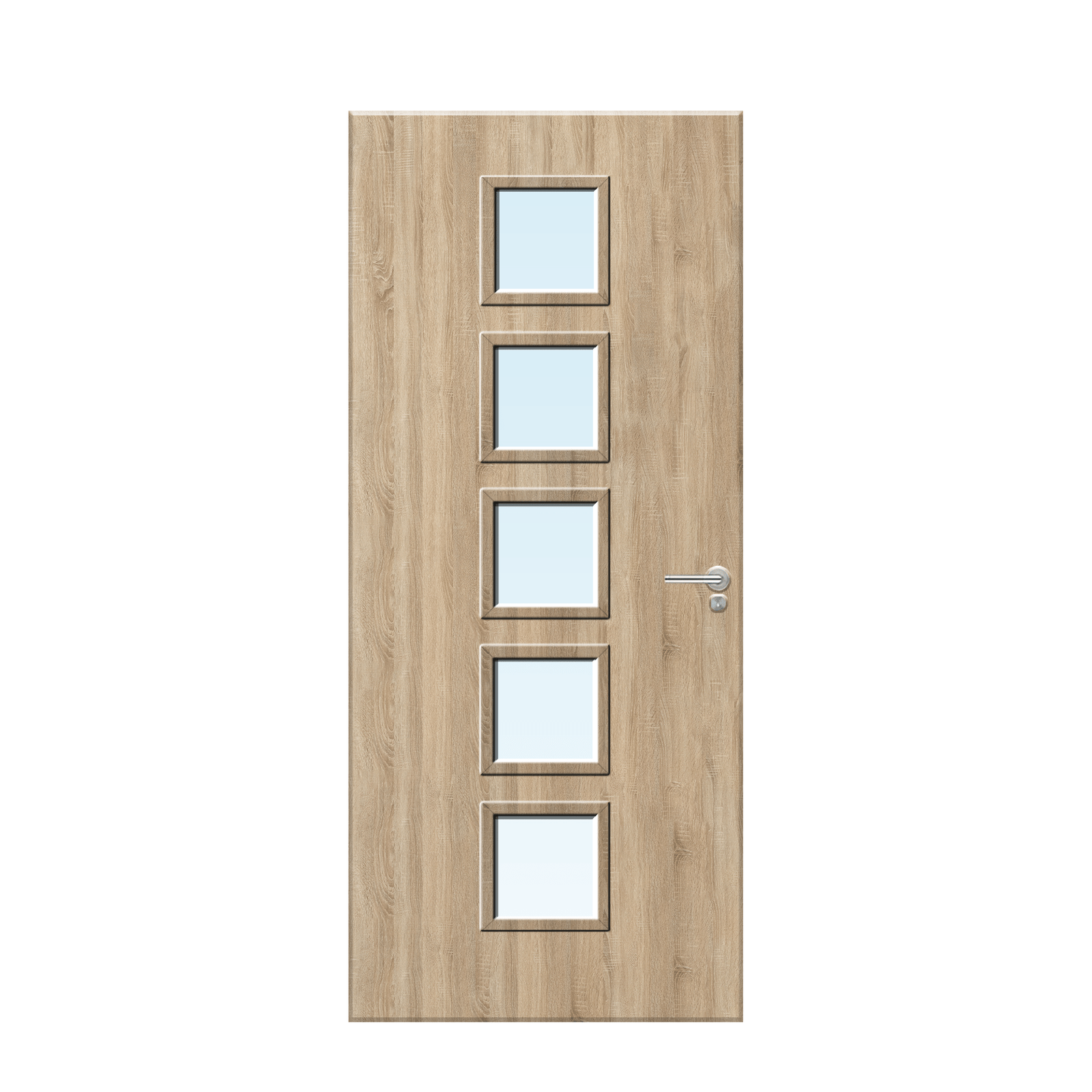 Internal Oak Veneer 10G Glazed FD30 Fire Door