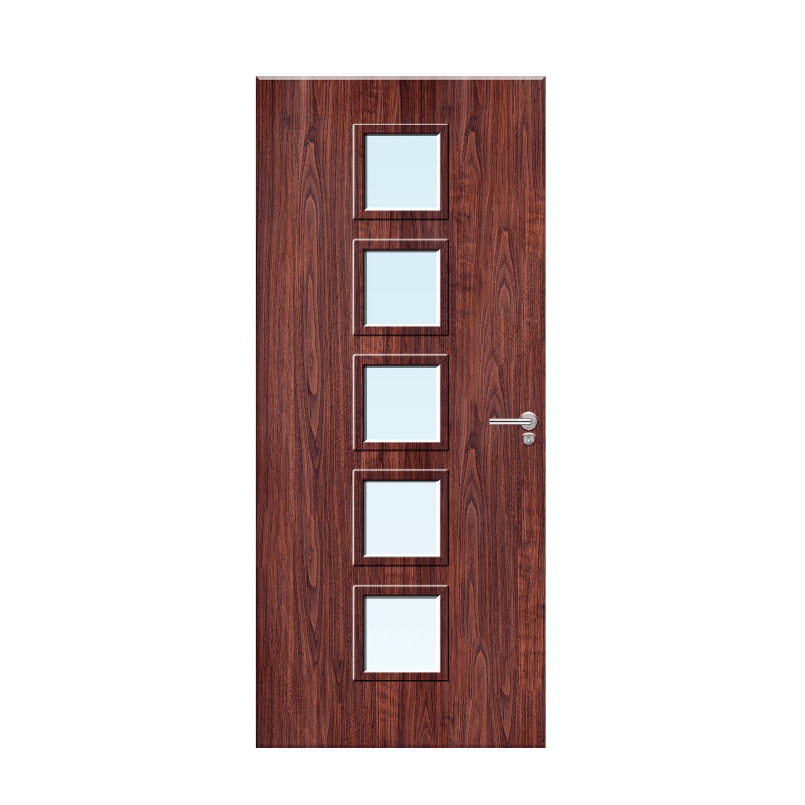Internal sapele veneer10G Glazed FD30 Fire Door