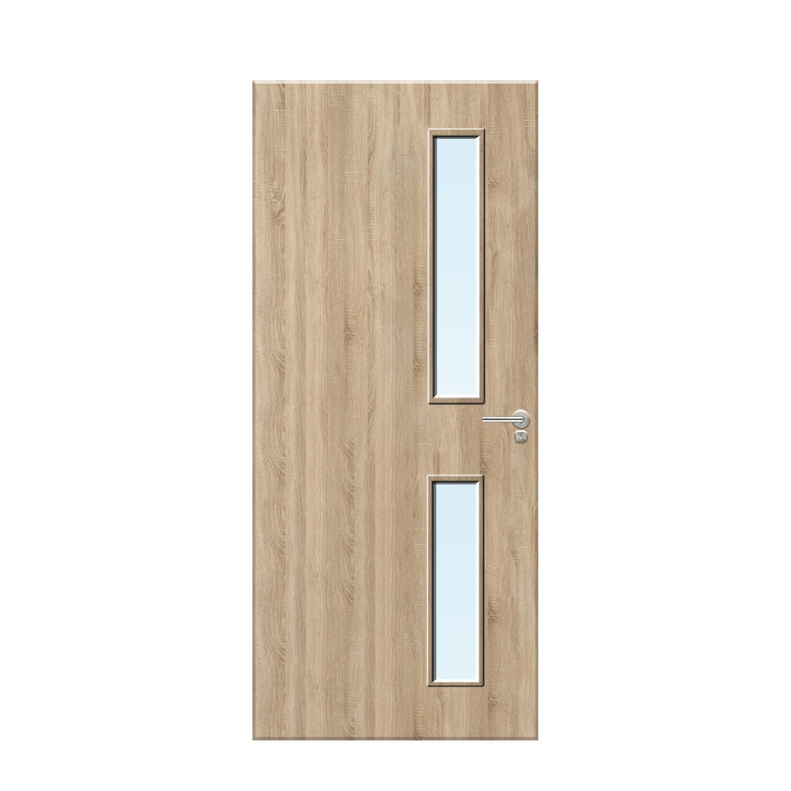 Internal Oak Veneer 16G Glazed FD30 Fire Door