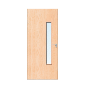 Internal Maple Veneer 18G Glazed FD30 Fire Door
