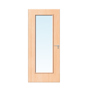 Internal Maple Veneer 19G Glazed FD30 Fire Door