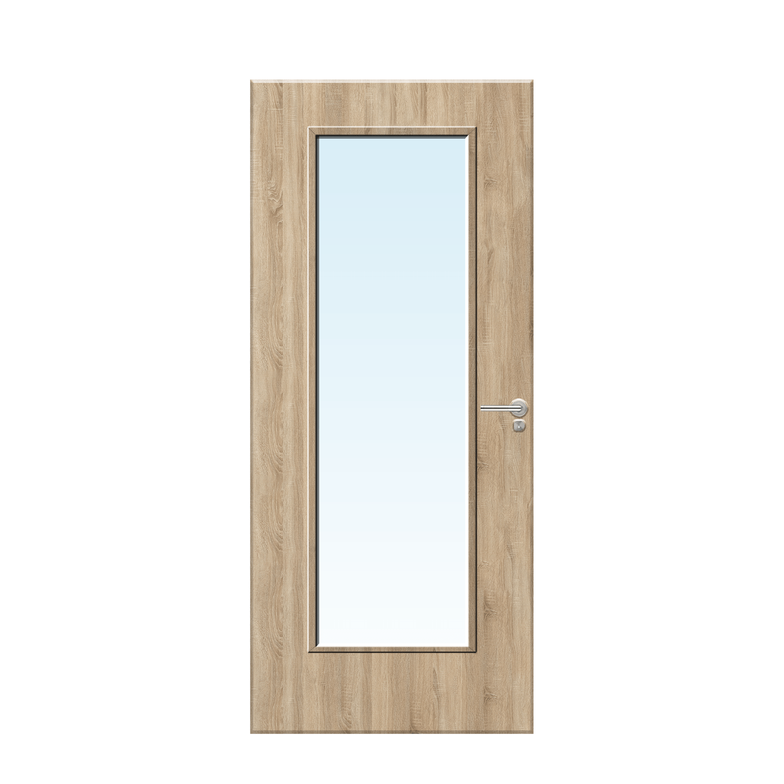 Internal Oak Veneer 19G Glazed FD30 Fire Door