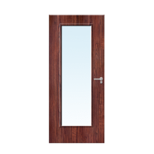 Internal sapele veneer19G Glazed FD30 Fire Door