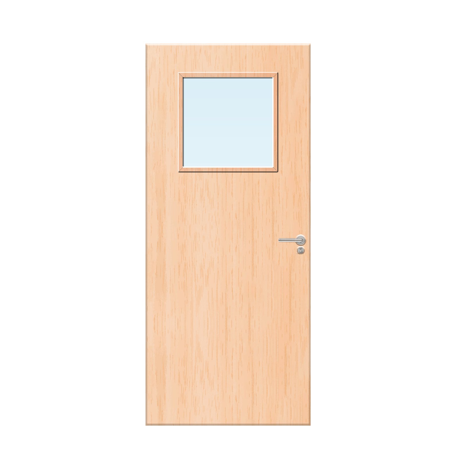 Internal Maple Veneer 1G Glazed FD30 Fire Door