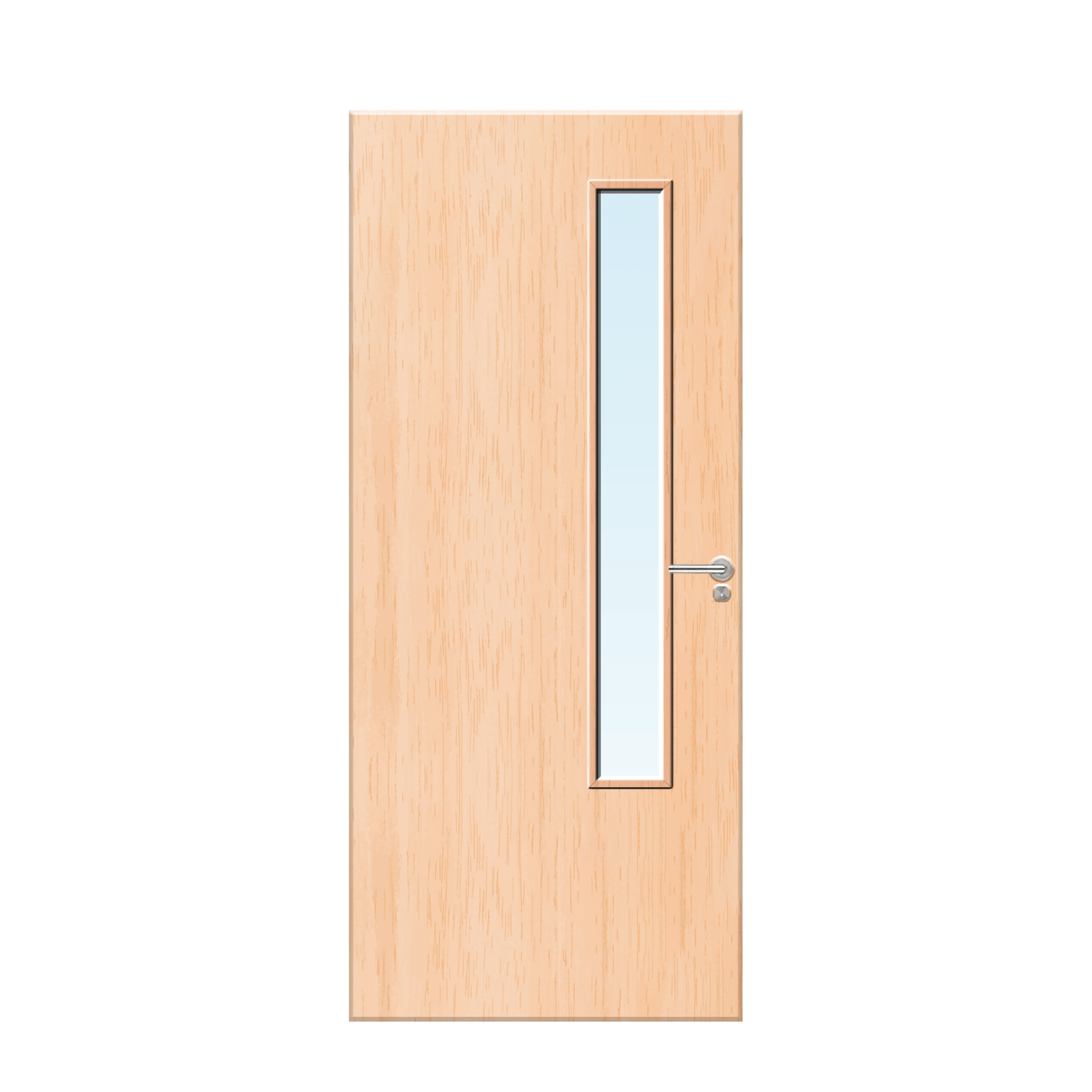 Internal Maple Veneer 20G Glazed FD30 Fire Door