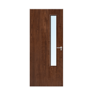Internal Walnut Veneer 20G Glazed FD30 Fire Door