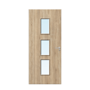 Internal Oak Veneer 22G Glazed FD30 Fire Door
