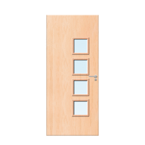 Internal Maple Veneer 26G Glazed FD30 Fire Door