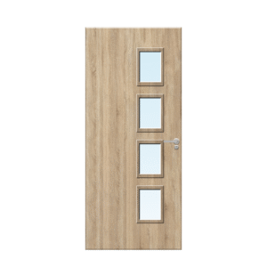 Internal Oak Veneer 27G Glazed FD30 Fire Door