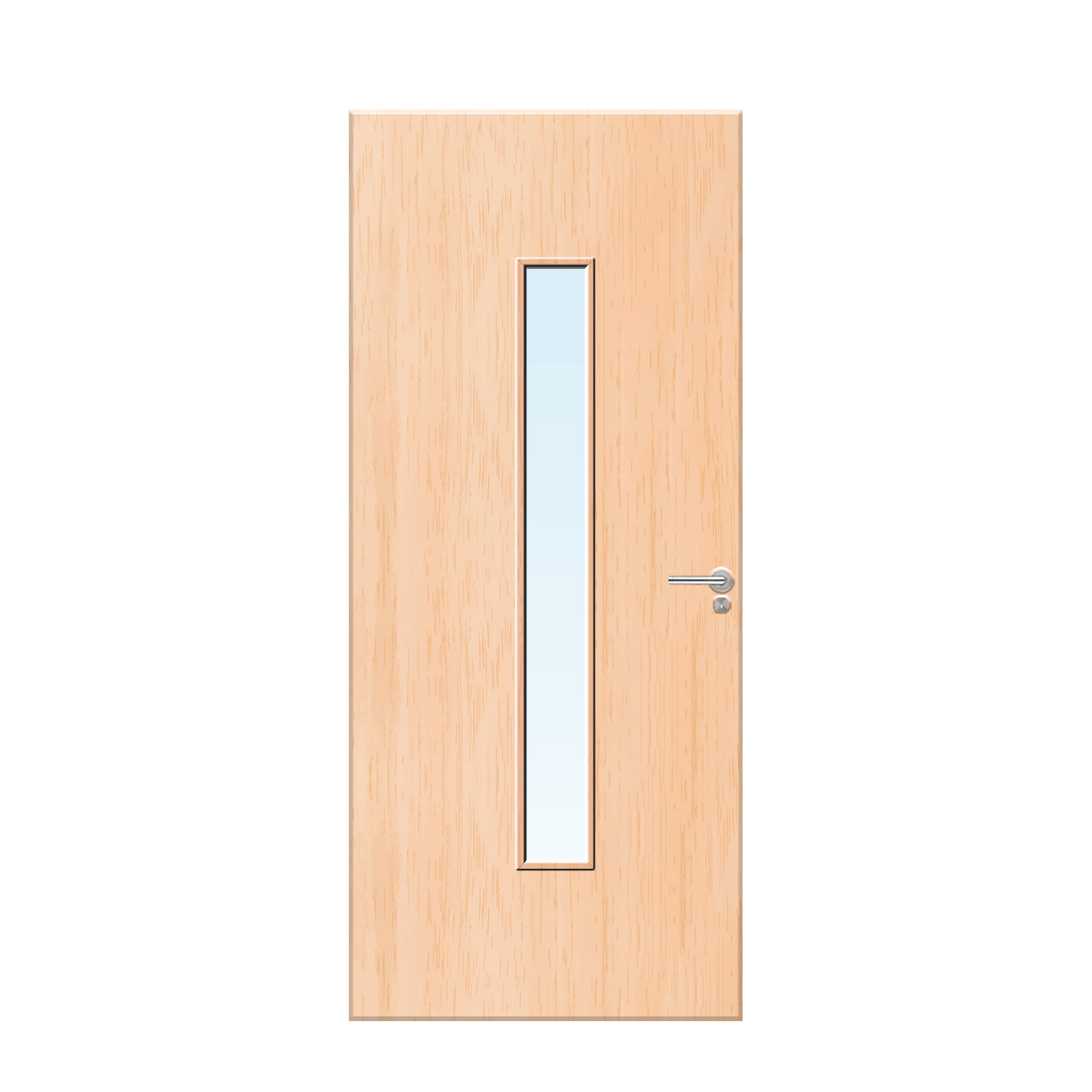 Internal Maple Veneer 29G Glazed FD30 Fire Door