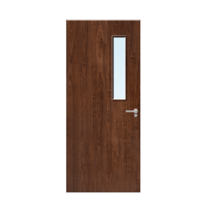 Internal Walnut Veneer 3G Glazed FD30 Fire Door