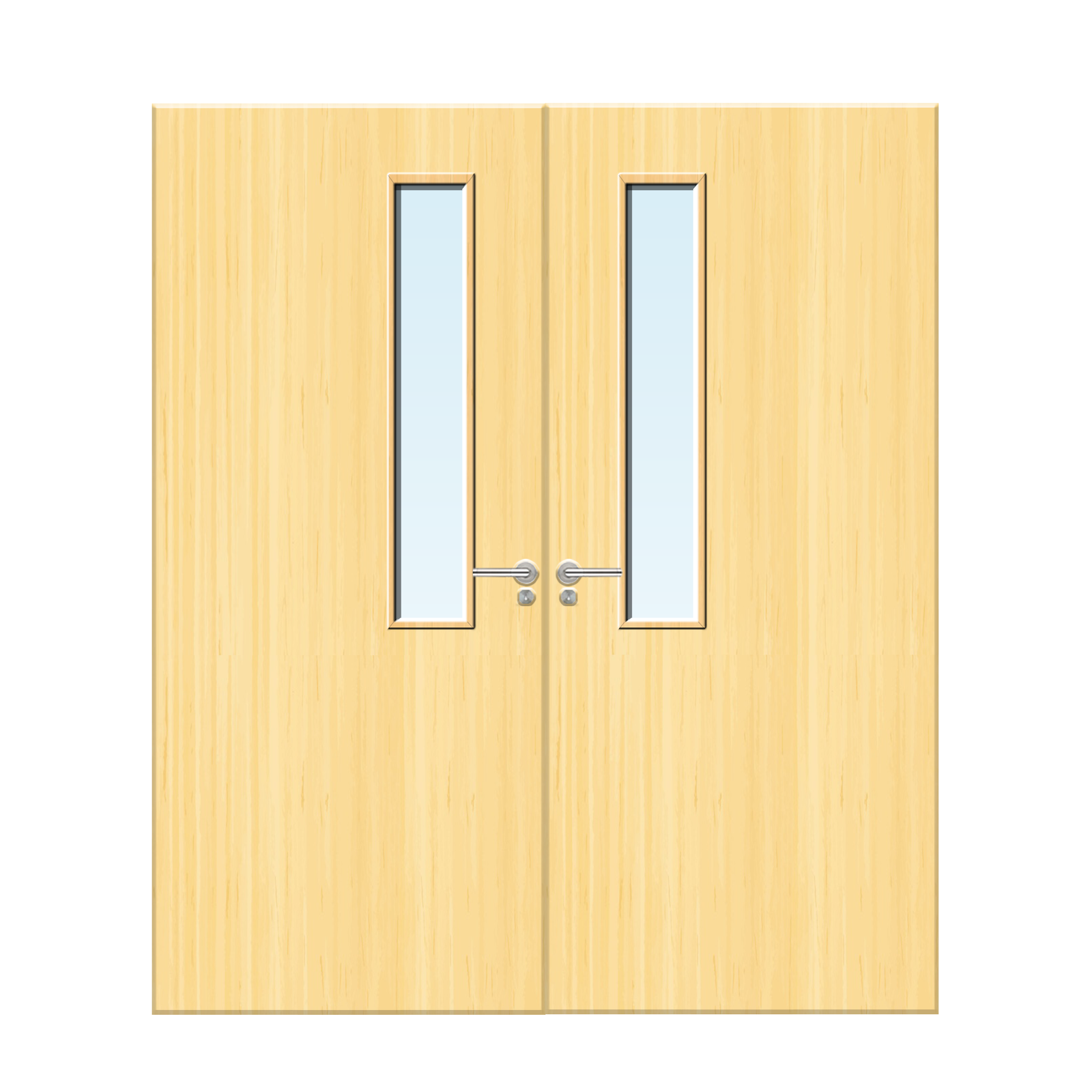 Internal Koto Veneer 7G Glazed Pair FD30 Fire Door