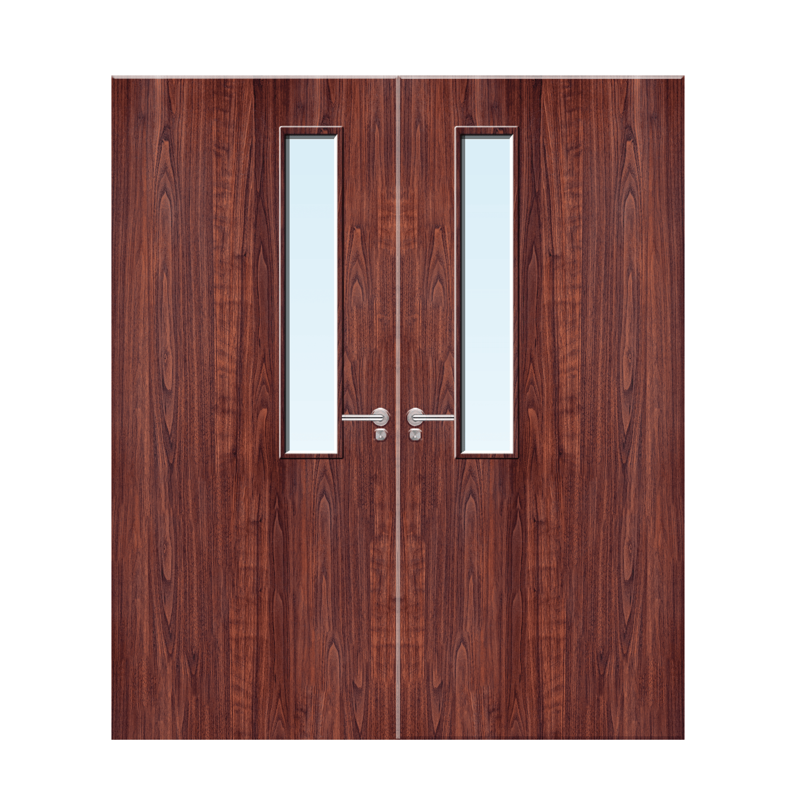 Internal sapele veneer7G Glazed FD30 Fire Door