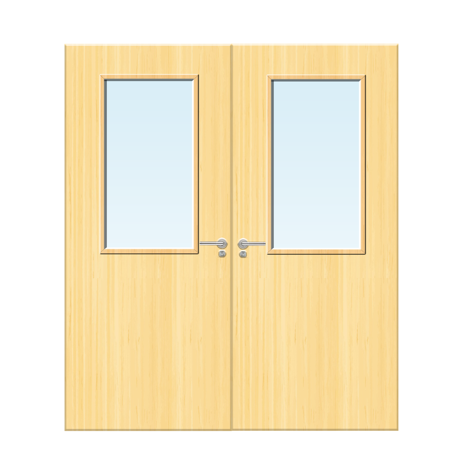 Internal Koto Veneer 8G Glazed Pair FD30 Fire Door