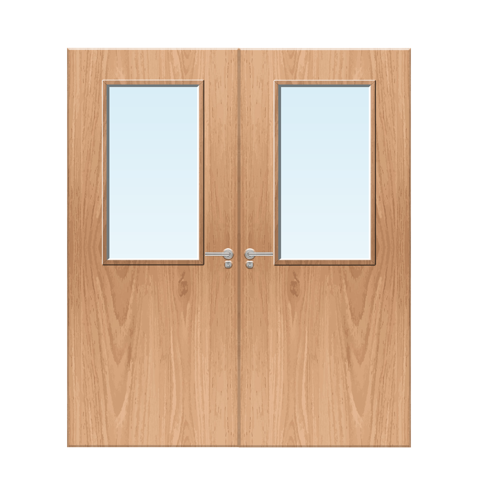 Internal Plywood Paint Grade 8G Glazed FD30 Fire Door