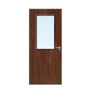 Internal Walnut Veneer 8G Glazed FD30 Fire Door